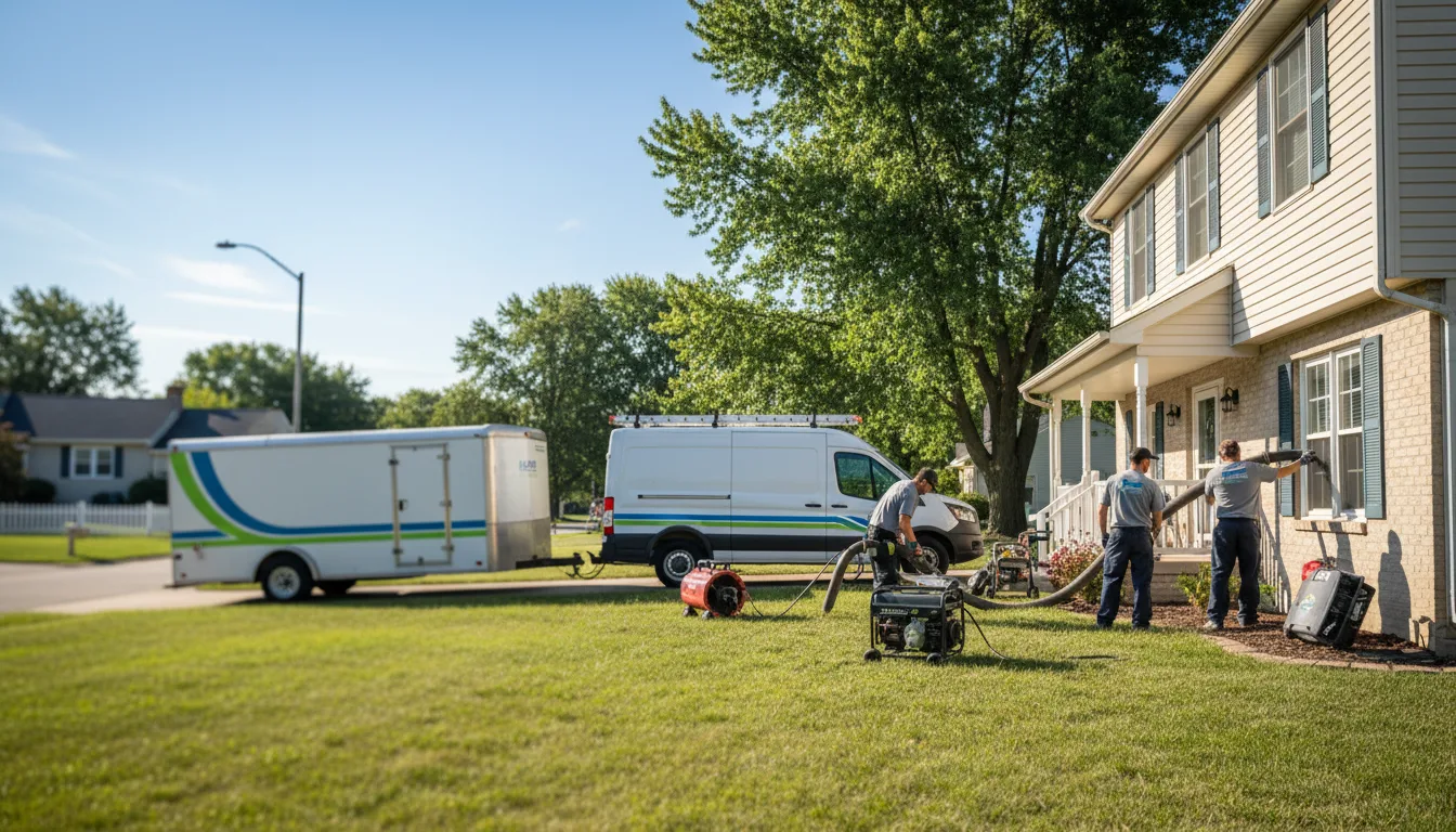 Flooded Basement Restoration And Cleanup With Repair in Lannon, WI near me